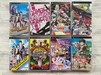 SONY PSP AKIBA'S TRIP & Danganronpa 1 2  & Nanoha & Code Geass & Brave Story - Image 1 of 4