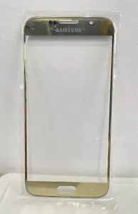 Samsung Galaxy S6 Front Glass Replacement Gold Screen Lens Repair Part - Picture 1 of 3