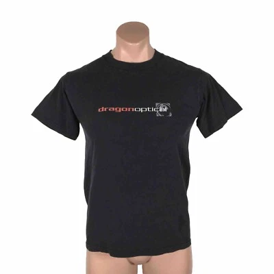 De colección Años 90 Dragon Optical Skateboard Camiseta Negra Surf Skate Talla S Gafas de sol Foto 1 de 4