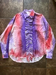 Marni Psychedelic Summer Of Love Viscose Tie Dye Shirt Hippie Needles Agnes - Picture 1 of 7