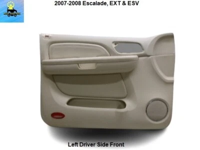 25780090 07 08 Panel interior puerta delantera izquierda Cadillac Escalade, ESV y EXT Foto 1 de 4
