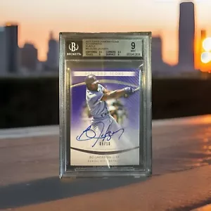 2017 TOPPS DIAMOND ICONS AUTO PURPLE BO JACKSON ROYALS 09/10 AU-BJ BGS 9 - Picture 1 of 3