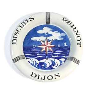 Galletas de cenicero publicitario Sarreguemines Pernot Dijon - Imagen 1 de 4