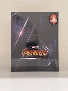 Avengers Infinity War Blufans One Click Boxset Blu-ray 3D + 2D - Picture 1 of 6