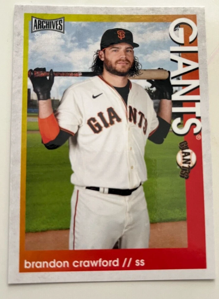 BRANDON CRAWFORD 2022 Topps Archives Snapshot Baseball Base #29 - Image 1 of 1