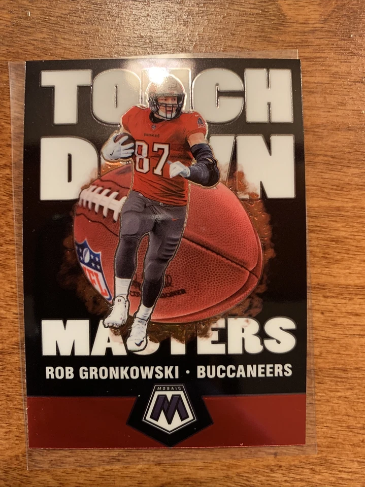 2020 Mosaic Touchdown Masters Rob Gronkowski, Tampa Bay Buccaneers #TM9 - Image 1 of 2