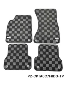 PHASE 2 RACE FLOOR MATS FOR AUDI A6 SEDAN C7 2012-18 FRONT REAR - Picture 1 of 1