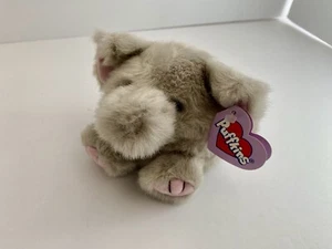 Vintage 1997 Swibco Puffkins Elly Elephant Plush Stuffed Animal Toy 4” W/ Tag - Picture 1 of 7