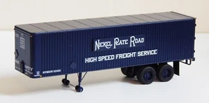 Rapido HO-Scale; #403010 35' Fruehauf Trailer, NICKEL PLATE, very nice & NIB! - Picture 1 of 5