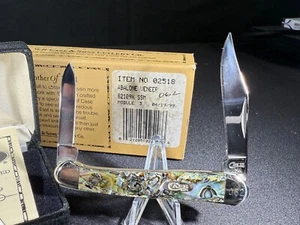 Case XX 1 Dot 1999 82109X SS "Baby Copperhead" - Abalone Handles - MINT! WOW! - Picture 1 of 14