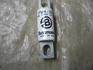 FUSIBLES BUSSMANN FWH-35A 500V AC/DC 35A Q0065 - Imagen 1 de 3