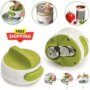 Arthritis and Senior Friendly Easy Grip Compact Can Opener, Quick & Easy To Use - Picture 1 of 7