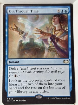 Dig Through Time - Commander: Duskmourn - Magic the Gathering MTG Nice! - Image 1 of 3
