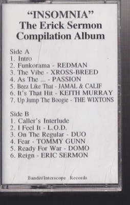 the Erick sermon compilation album insomnia   cassette promo - Image 1 of 2