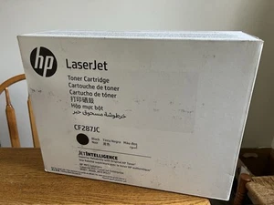 HP CF287JC Black Toner Cartridge Genuine 87X LaserJet M501 M506 M527 CF287X - Photo 1/4