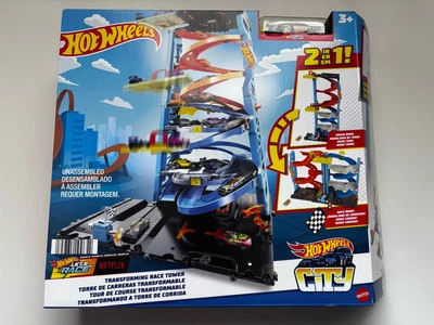 FREE DELIVERY!! Hot Wheels City Transforming Race Tower * Brand New in Box!! - Image 1 of 3