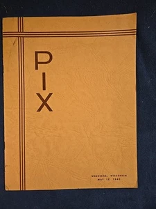 Pix Theatre Waukesha Wisconsin Grand Opening Program 1940 Movie Vintage - Picture 1 of 4