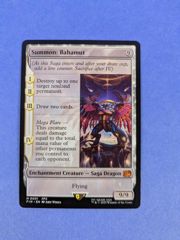 MTG Magic: FINAL FANTASY: Summon: Bahamut #0001 Mythic - NM - Image 1 of 2