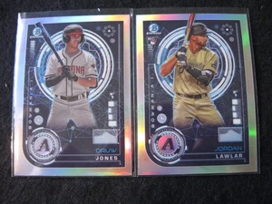 DRUW JONES/JORDAN LAWLAR (RC) 2-CARD LOT 2024 Bowman Chrome AI AZ DIAMONDBACKS - Bild 1 von 2