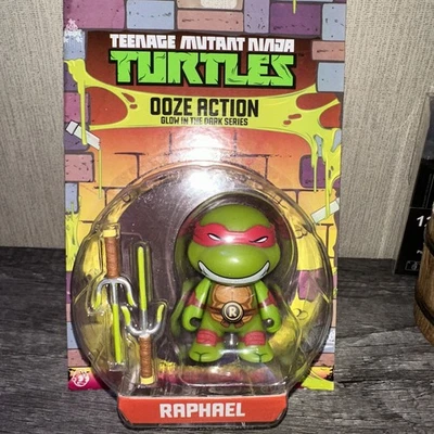 Kidrobot Teenage Mutant Ninja Turtles Raphael Ooze Action Glow In The Dark - Image 1 of 3