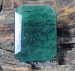 Natural Colombian Green Emerald 9.60 Carat Emerald Cut Gemstone Certified E11791 - Picture 1 of 7