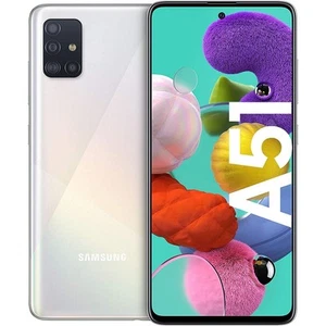 Smartphone Samsung Galaxy A51 A515F/DS 128 Go blanc écrasé Android - Photo 1/3