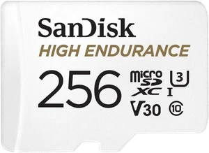 SanDisk 256GB High Endurance microSDXC card UHS-I Class 10 U3 V30 - Picture 1 of 10