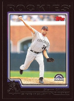 Shawn Chacon Colorado Rockies 2004 Topps Black #257 SN /53 - Image 1 of 2