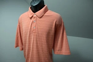 Tommy Bahama Golf Polo Short Sleeve Modal Polyester Orange Mens Size 2XL XXL - Picture 1 of 9