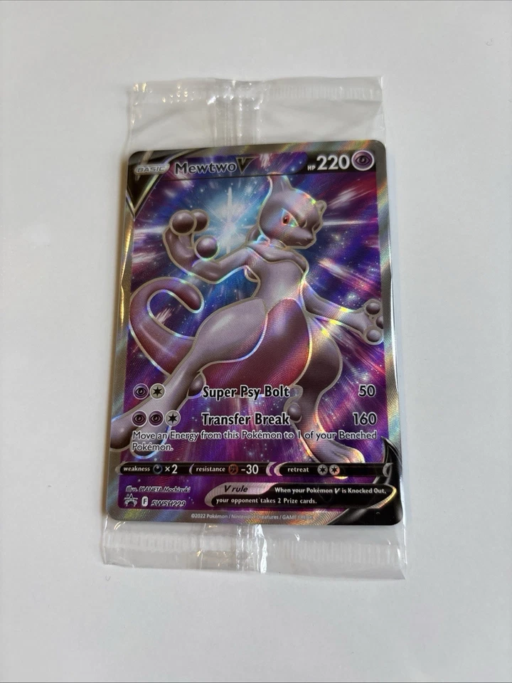 Mewtwo V SWSH229 SWSH: Sword & Shield Promo Cards Holo Sealed - Image 1 of 1
