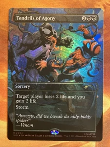 MTG Foil Borderless Tendrils of Agony SLD: Spider-Man: Venom Unleashed (Colors) - Picture 1 of 2