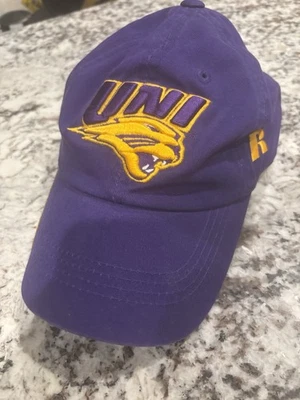 University of Northern Iowa Panthers adult purple adjustable baseball cap - Image 1 of 4