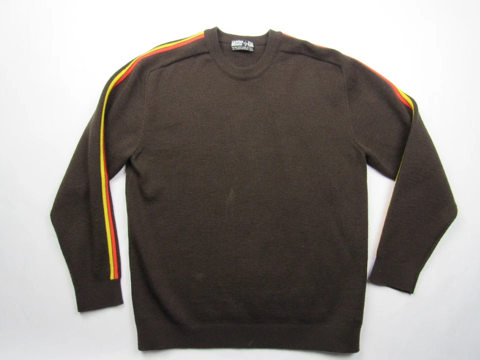 Suéter de Lana a Rayas Meister Años 70 De Colección Hecho en Austria Talla M? Arco iris años 60 70 Foto 1 de 4