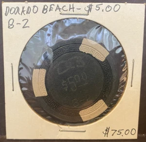 Puerto Rico, DORADO BEACH, B-2, Casino Chip, $5.00 - Picture 1 of 4