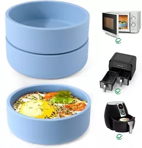 3 Pcs Silicone Air Fryer Egg Mold, Individual Reusable Egg Molds, Microwave Egg - Picture 1 of 1