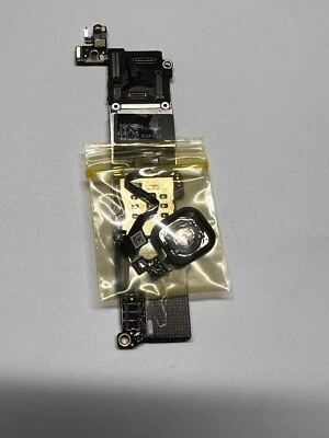 Placa madre iPhone 5S defectuosa placa lógica con botón de inicio NEGRA genuina para piezas LEER Foto 1 de 4