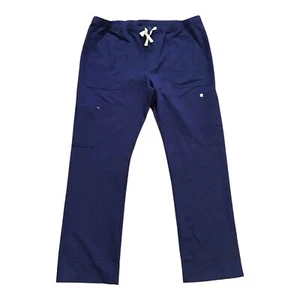 FIGS Cairo Cargo Scrub Pants Technical Collection Medical Uniform Blue Size 2XL - Picture 1 of 10