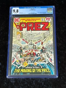 DC Comics 1973 Prez #1 CGC 9.8 NM/MT with White Pages - Picture 1 of 7