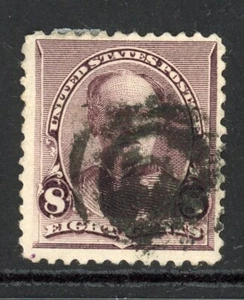 US 225 U 8c 1890 - Picture 1 of 1