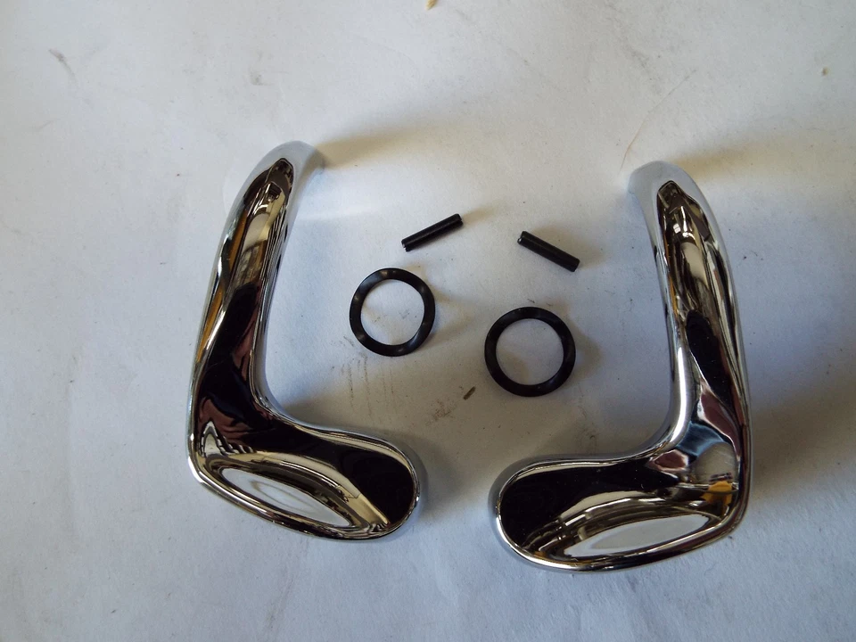 Chevrolet GMC 1955 1956 1957 1958 1959 camioneta nueva ventilación ventana manija cerraduras con pasadores Foto 1 de 2