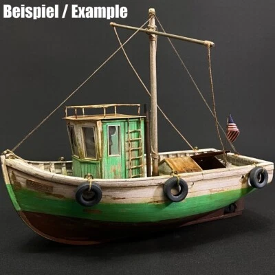 Fischerboot toller Laser Cut Bausatz 1:35 aus Holz zum selberbauen + 3D Druck - Bild 1 von 4