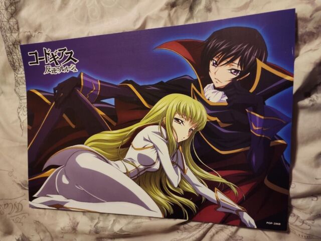 Anime Code Geass c.c. Lelouch Lamperouge HD Print Wall Scroll