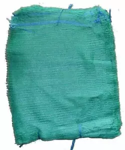 25 X Verde Red Sobres 35cm x 50cm Contiene 5Kg Malla Tejido Bolsas Saco Cebollas - Imagen 1 de 1