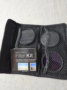 Vivitar Series 1 Multi Coated 3 pc Filter Kit w/ Pouch- UV CPL FLD for 58mm Lens - Picture 1 of 11