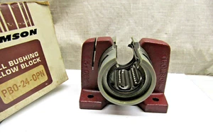 Thomson PBO-24-OPN Linear Guide Bearing Block - Picture 1 of 4