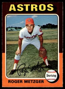 1975 O-Pee-Chee Roger Metzger Houston Astros #541 R141 - Picture 1 of 2