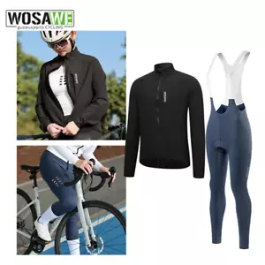 WOSAWE Damen Reitanzug wasserdicht reflektierend Windbreaker & gepolsterte Trägerhose - Bild 1 von 19