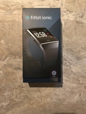 Fitbit Ionic Fitness Watch Charcoal Smoke Gray PurePulse Heart Rate GPS NFC