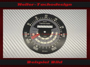 Tachoscheibe für Traktormeter Schlüter VDO 10 bis 32 Kmh - Picture 1 of 1