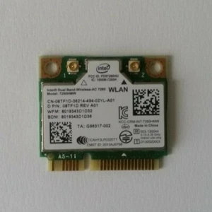 Dell Latitude E7440 Karten Wifi WLAN Drahtlos PB H17074-001 Replacement Part - Bild 1 von 2